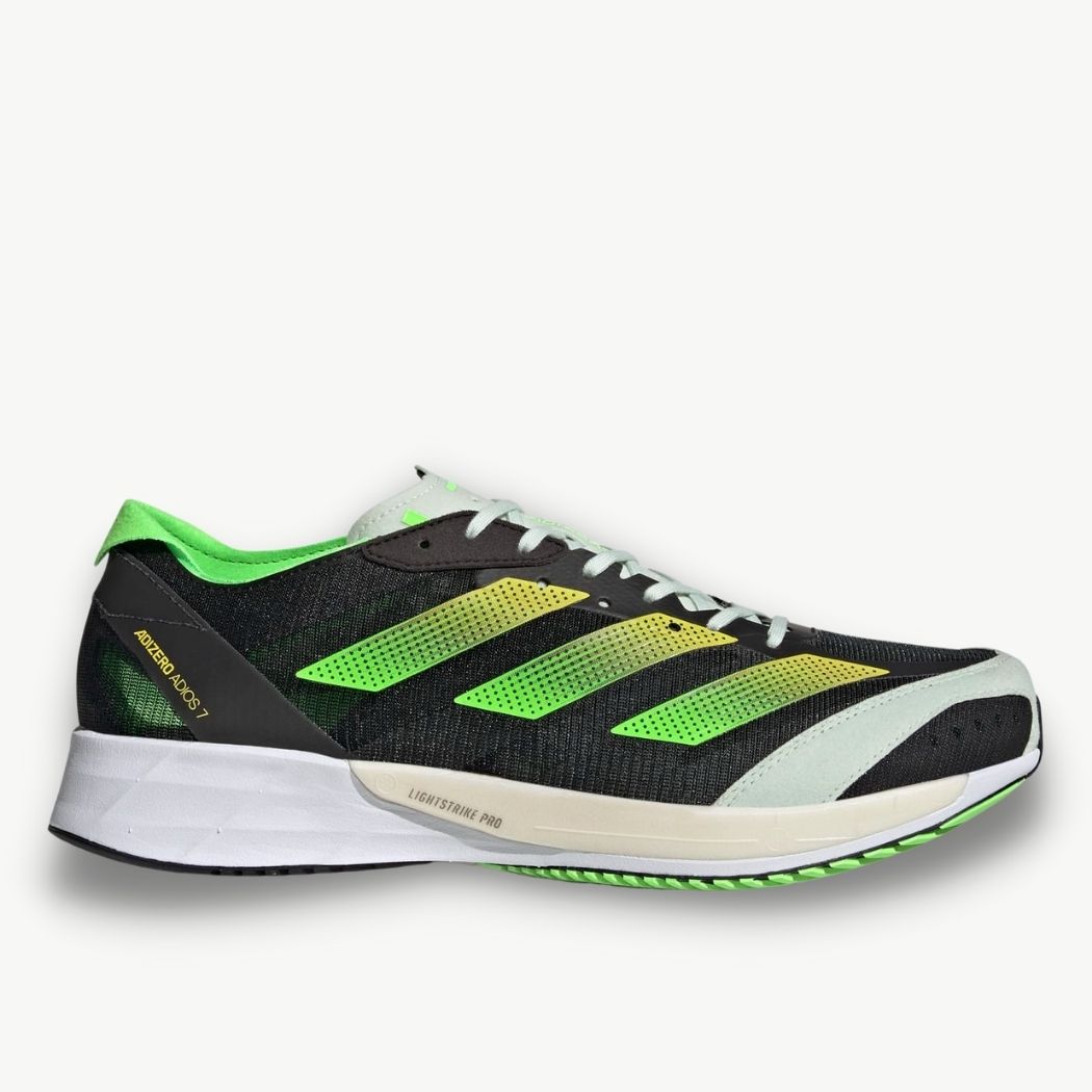 Adidas Adizero Adios 7 Men's Running Shoes - Lightweight & Breathable for Marathon Training, Road Racing & Daily Jogging