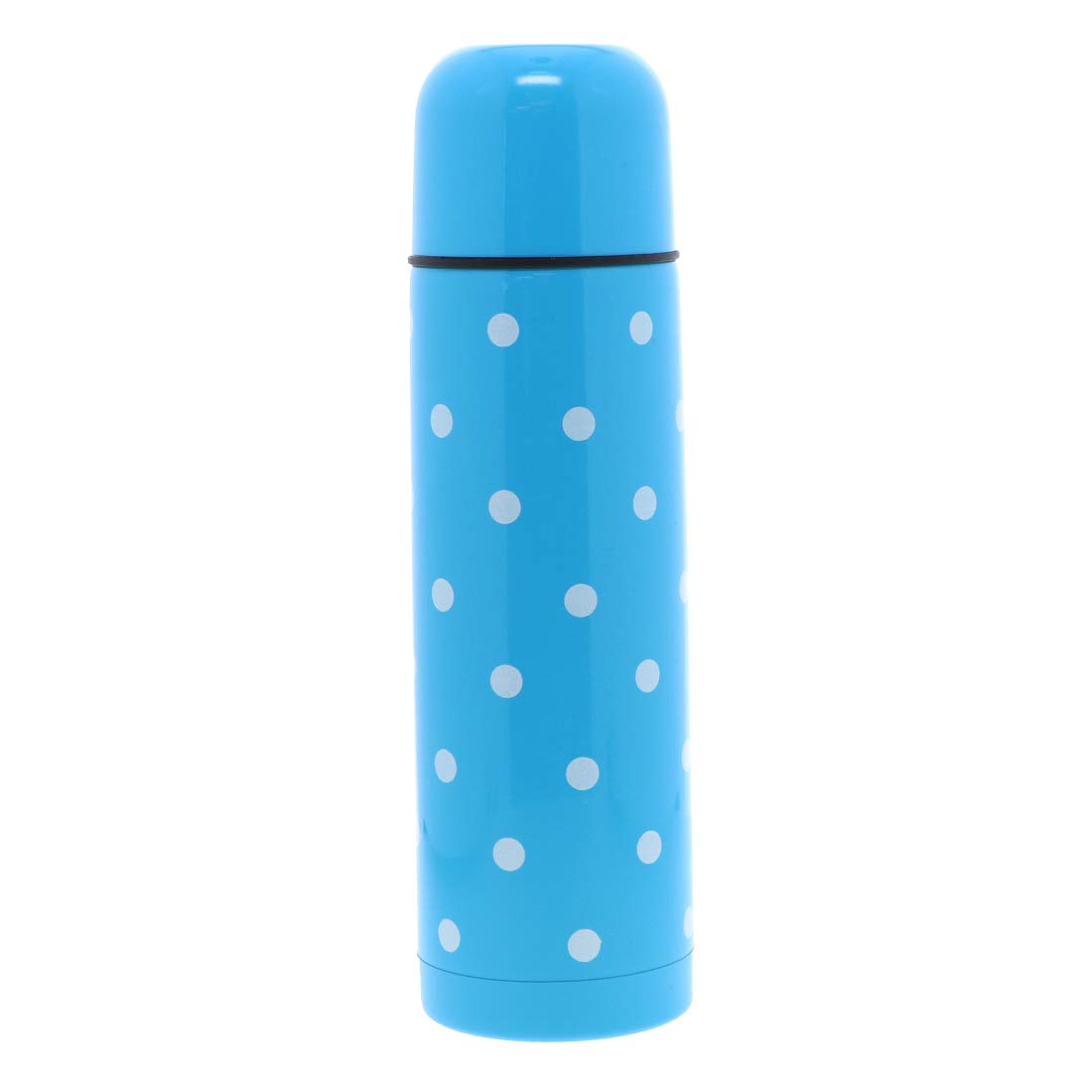18oz Vacuum Insulated Water Bottle with Cup - Light Blue for Gym & Travel