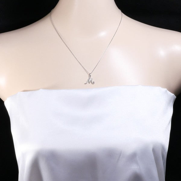18K & 14K White Gold Diamond Necklace for Women - Elegant Pendant Jewelry Gift for Anniversary, Wedding & Special Occasions