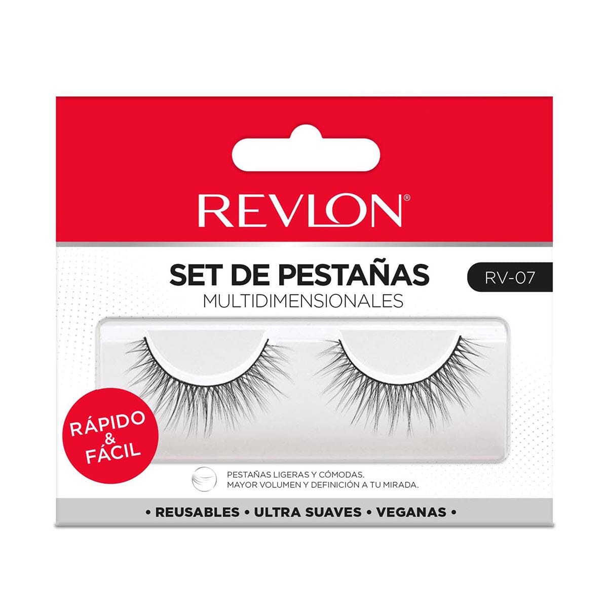 Revlon Eyelashes - 1 Pair, Model 7 | Natural Look False Lashes for Everyday Wear & Special Occasions