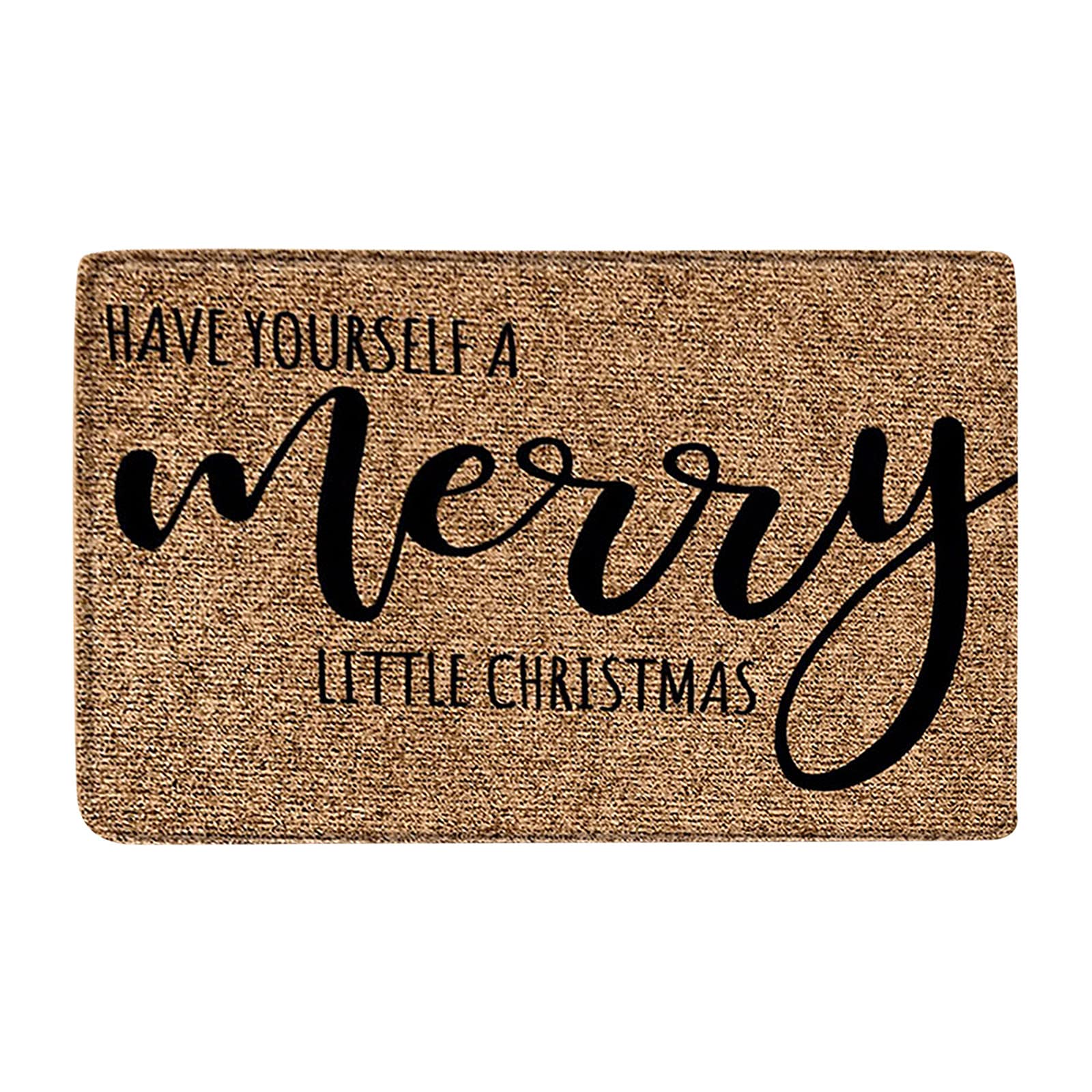 Christmas Gnome Doormat - Soft Non-Slip Holiday Floor Mat for Front Door, Hallway & Kitchen - Festive Cartoon Design for Indoor/Outdoor Use - Perfect for Holiday Decor & Gift Giving