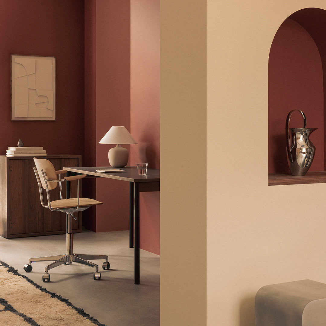 Ergonomic Office Armchair with Swivel Base & Smooth-Rolling Casters - Perfect for Home Office, Conference Rooms, and Workspaces