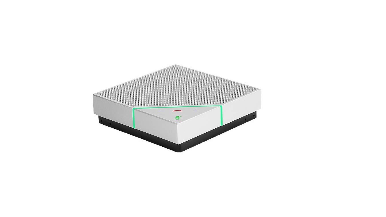 Polycom VoxBox Premium Bluetooth & USB Speakerphone - Wireless Conference Speaker for Home Office, Business Meetings & Remote Work with Crystal Clear Audio
