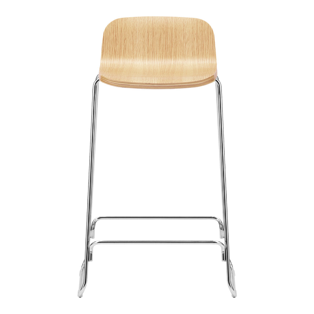 Modern Kitchen Counter Stool with Back Support - Adjustable Height Bar Stool for Breakfast Nook, Dining Room & Home Bar - Comfortable & Stylish Seating Solution