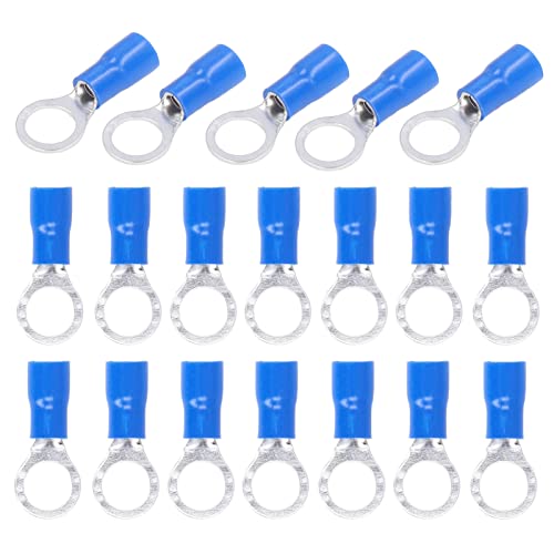 High-Quality Wire Crimp Connectors RV3.5-8 37A - Insulated Electrical Terminals for 2.5-4mm² Cables - Perfect for Automotive, DIY Electronics, and Home Electrical Projects