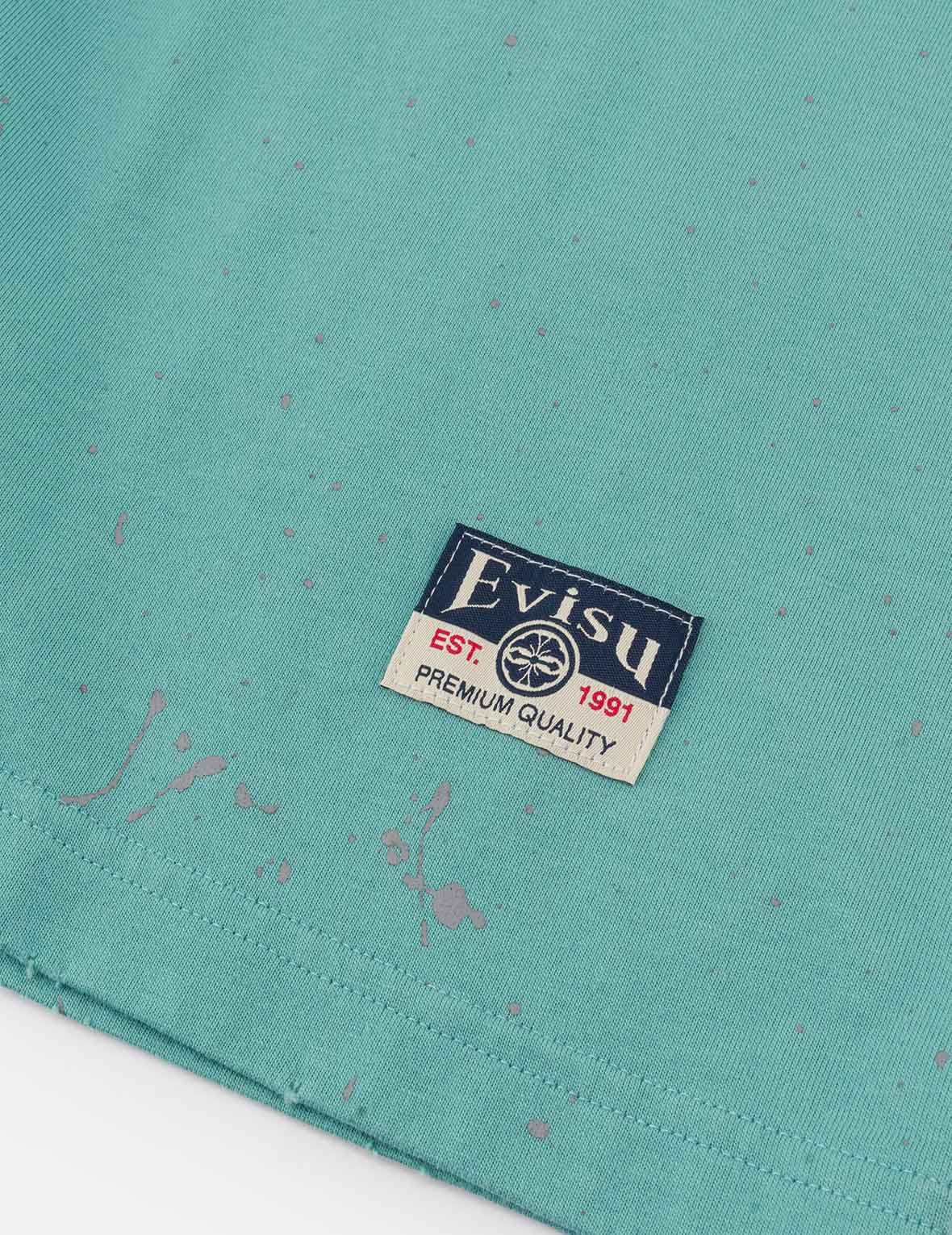 Logo & Seagull Print Relaxed Fit T-Shirt for Men - Comfortable Casual Wear for Beach, Travel & Everyday Outfits
