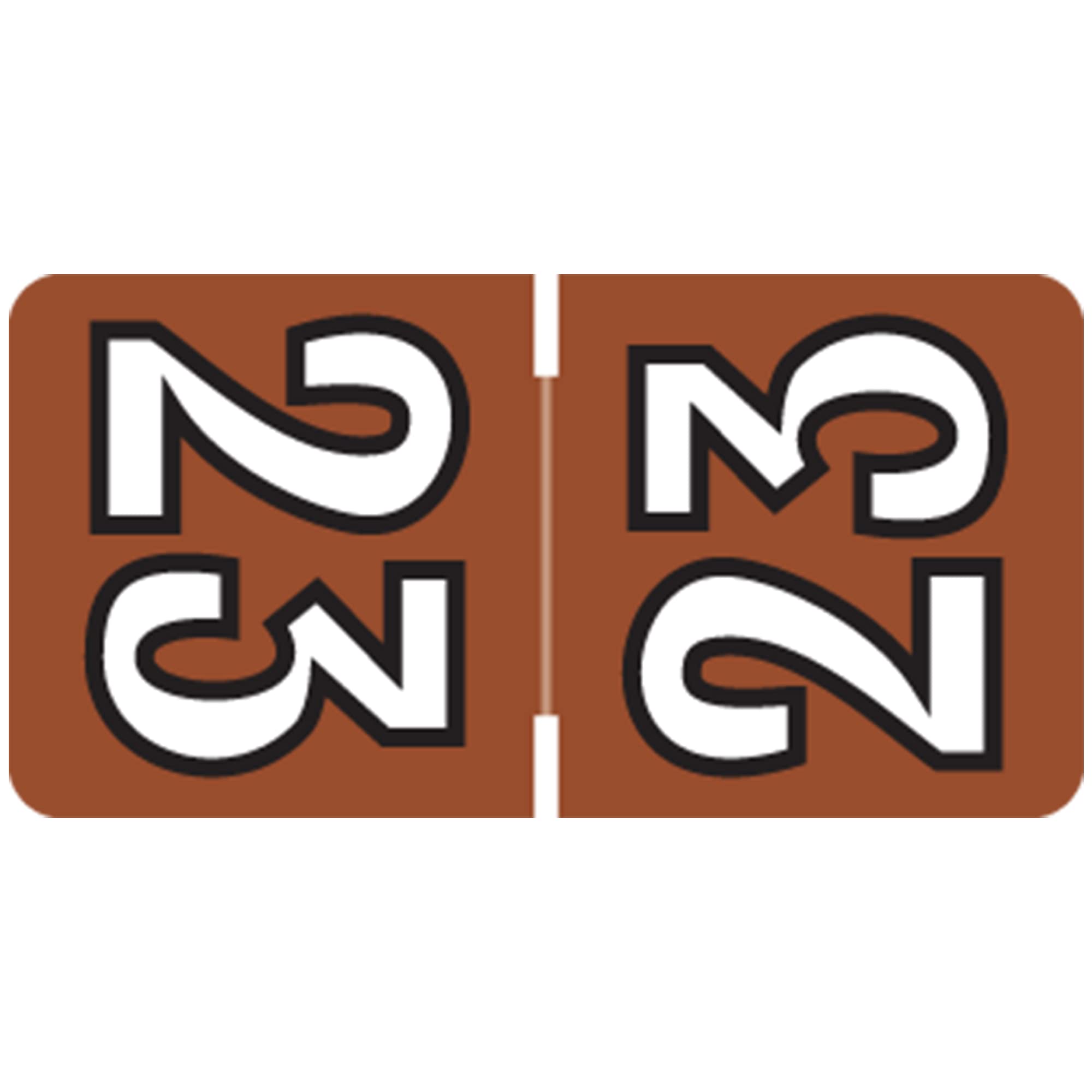 2023 Mini Year Stickers - Brown Doctor Themed Chart Labels | Colwell Jewel Tone Style | 1/2