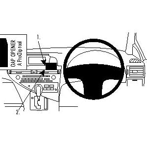 ClicOn No Holes Center Dash Mount for Lexus RX 350 RX 450h (2010-2015) - Secure Phone Holder for GPS Navigation & Hands-Free Driving