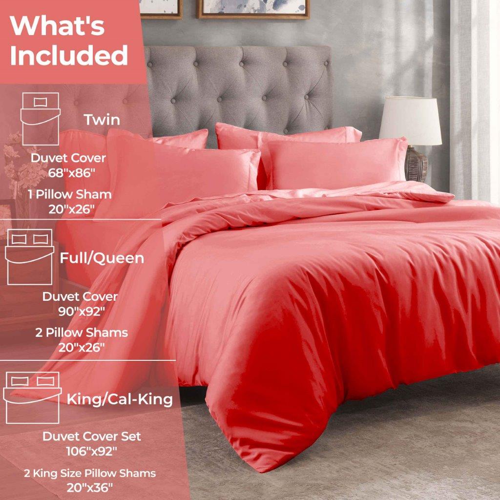 Premium 100% Egyptian Cotton Duvet Cover Set - 300 Thread Count, Breathable & Soft Bedding for All Seasons - Perfect for Master Bedroom, Guest Room & Luxury Hotels