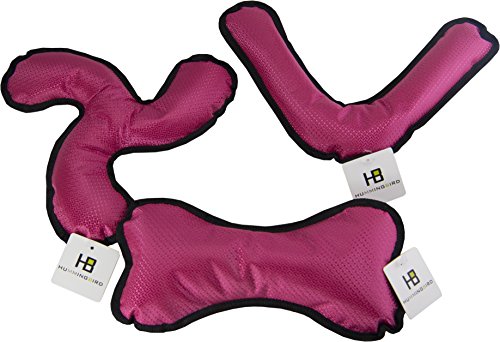 Set of 3 Fuschia Bone Pillow