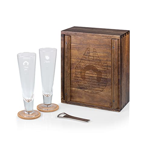Star Wars Han & Leia - Acacia Wood