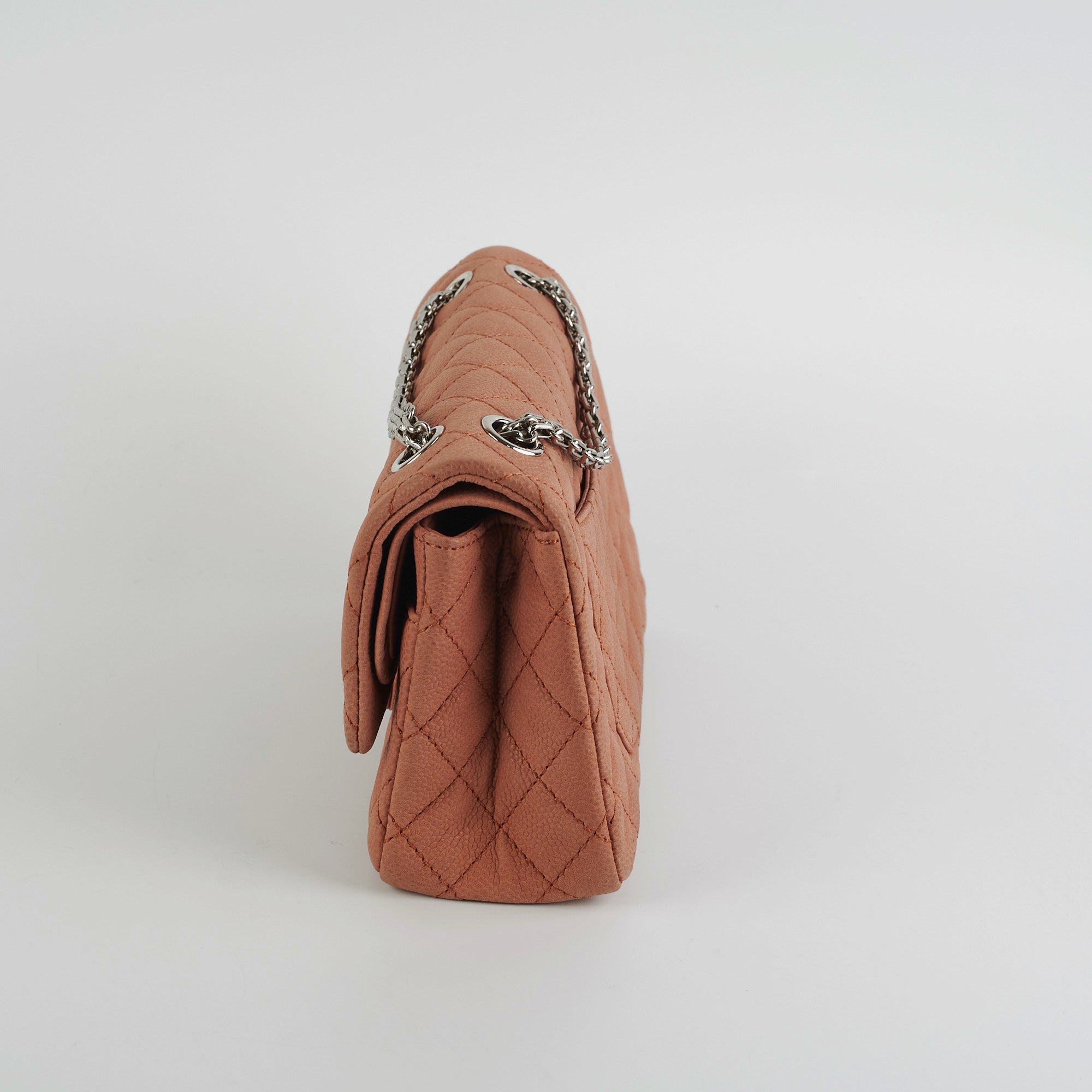 Chanel 2.55 Reissue 226 Handbag in Nubuck Caviar Leather Terracotta Color - Luxury Crossbody Bag for Women, Perfect for Date Night & Special Occasions