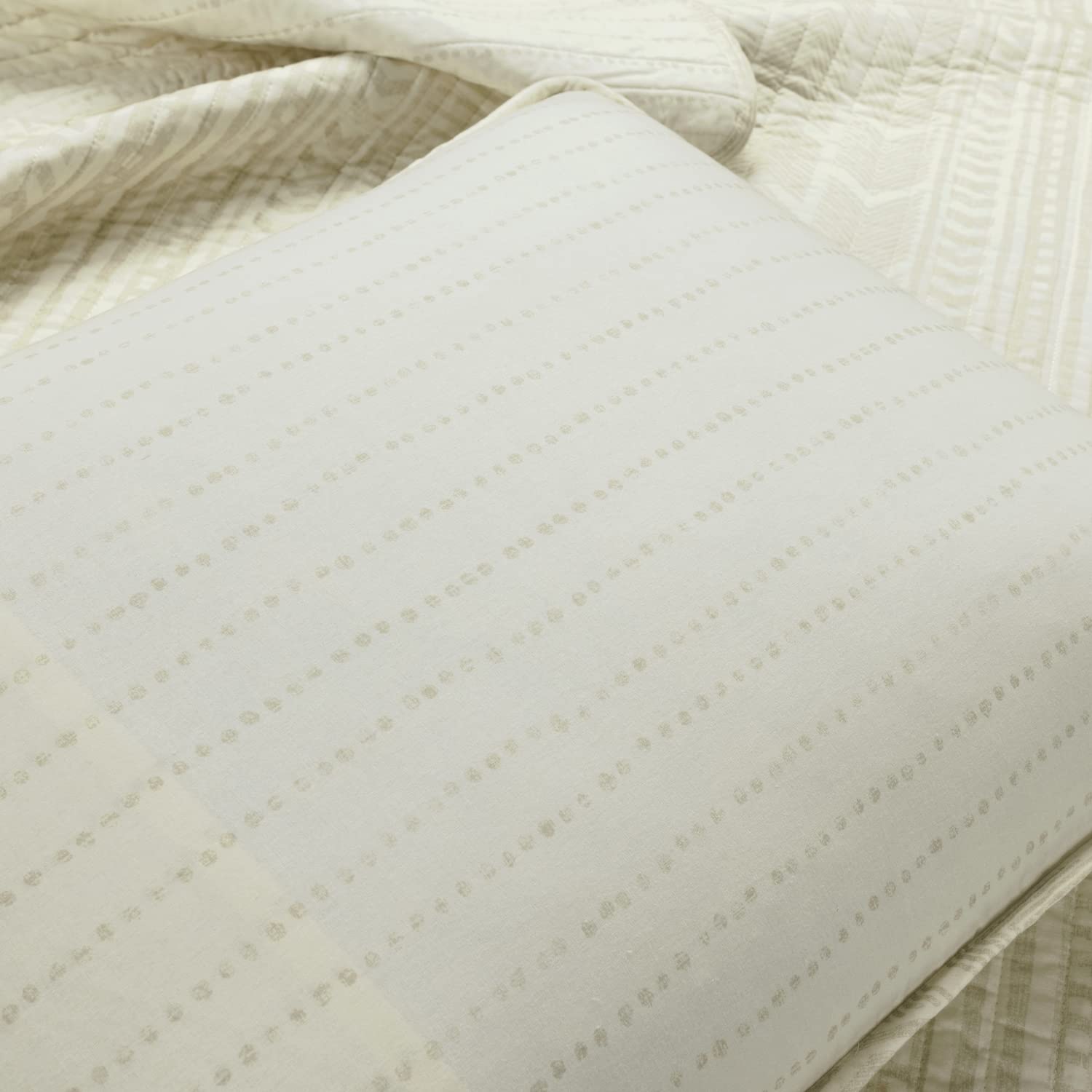 Lush Decor Hygge Geo Quilt Set King Ivory - Cozy Bedroom Upgrade