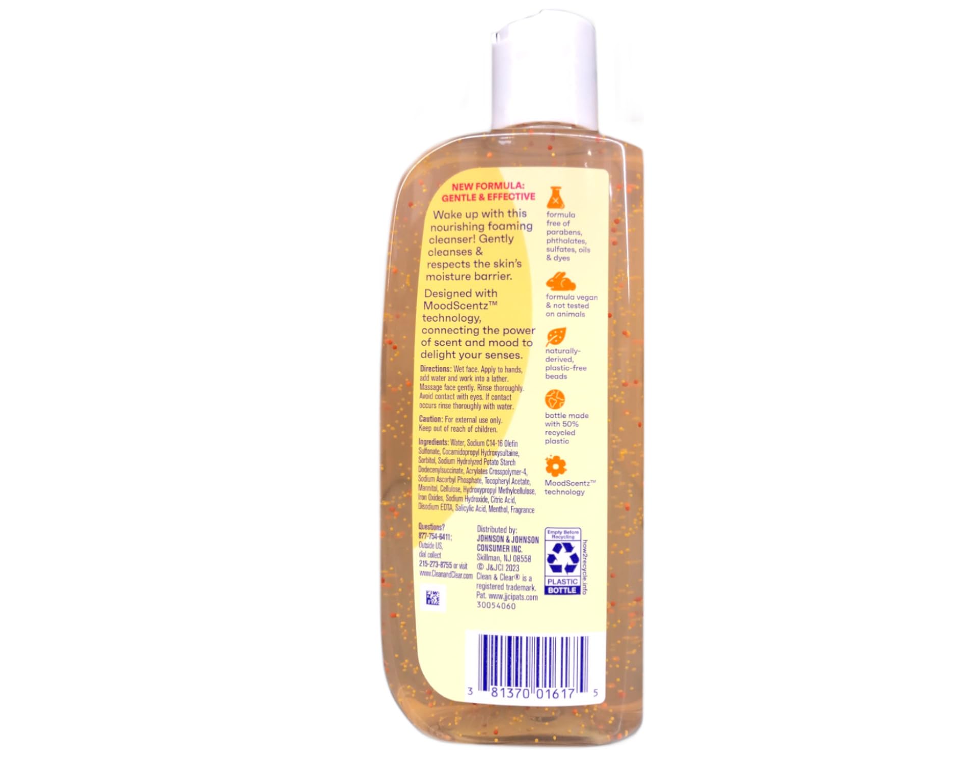 Clean & Clear Morning Burst Facial Cleanser 8 oz (Pack of 11) - Oil-Free Daily Face Wash for Acne-Prone Skin - Refreshing & Energizing for Morning Skincare Routine