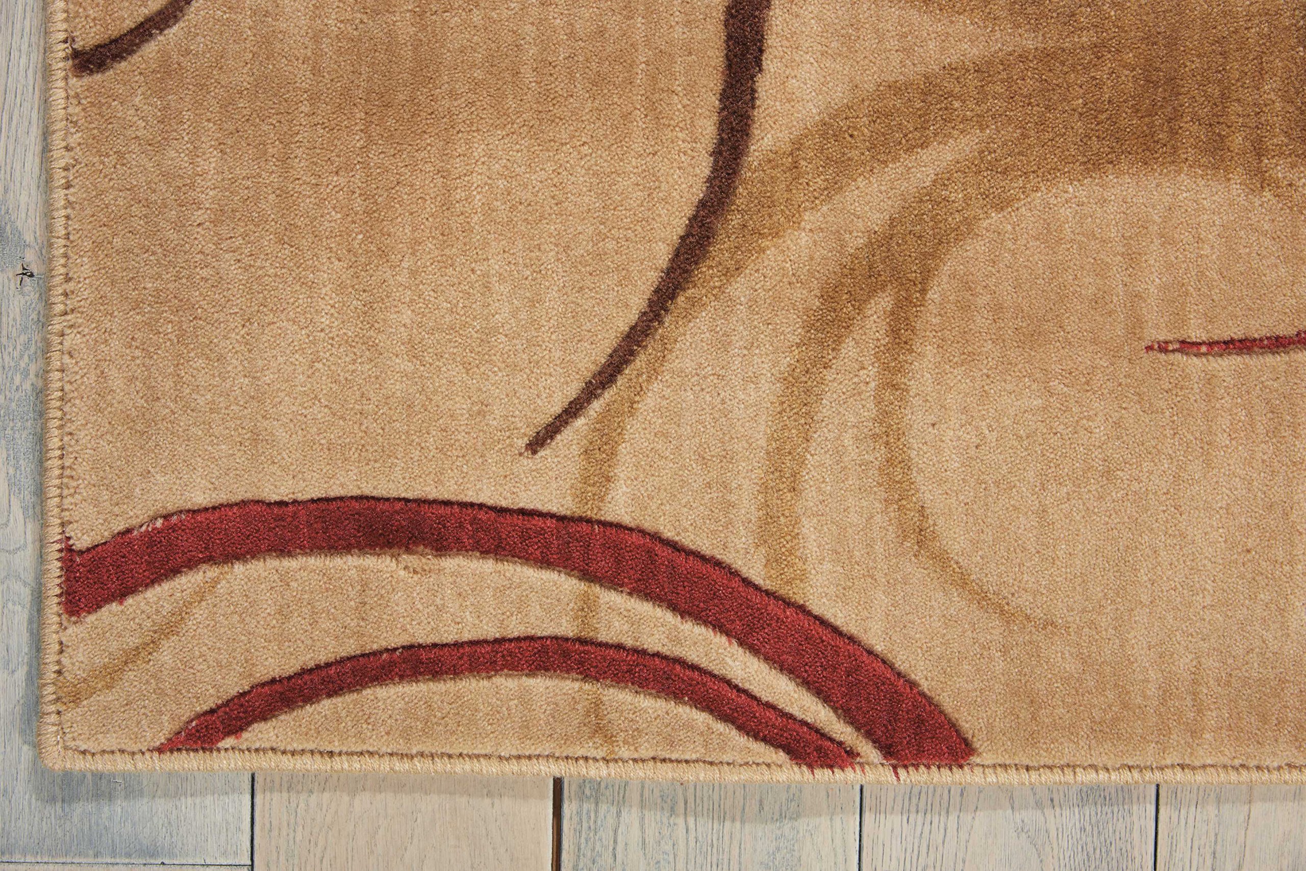 Nourison Somerset Abstract Beige 2' x 2'9