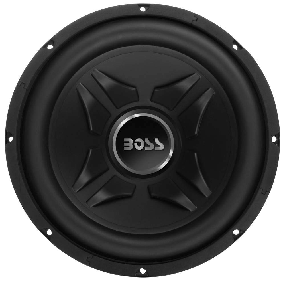 Boss CXX12 12-Inch 2000W Car Subwoofer with R1100M Monoblock Amplifier & AKS8 Installation Kit - Powerful Bass for Car Audio Systems | Perfect for Trucks, SUVs & Custom Car Stereo Upgrades