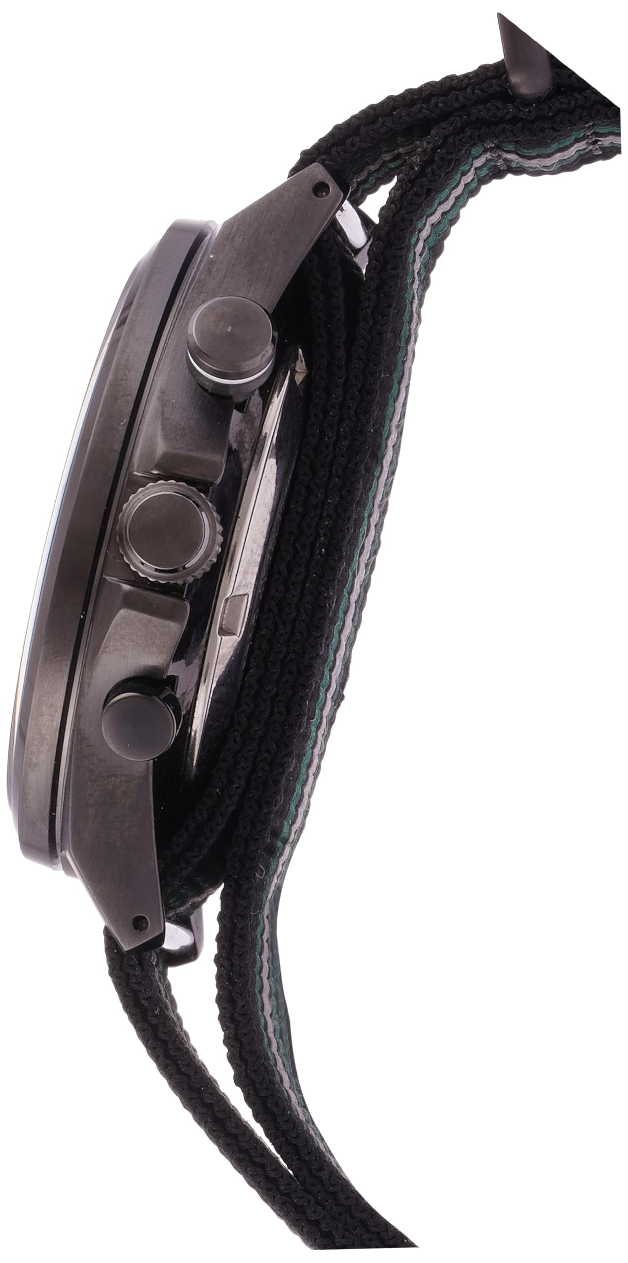 Seiko SSB411P1 Unisex Analog Quartz Watch with Nylon Strap - Water Resistant, Casual & Outdoor Wear for Men and Women