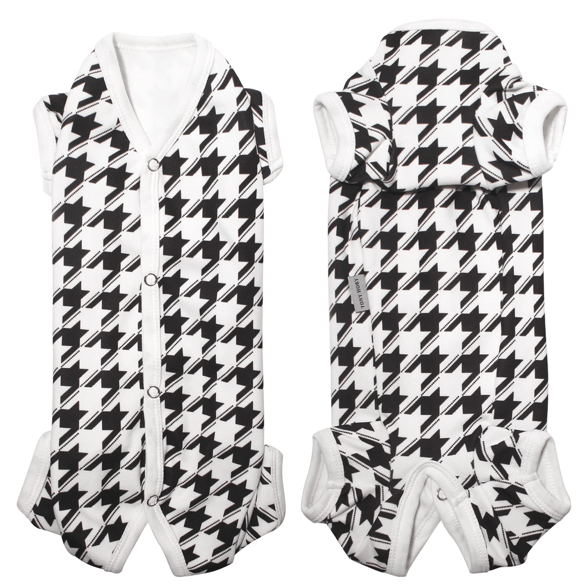 TONY HOBY Thermal Dog Pajamas for Small & Medium Dogs - Warm 4-Legged Pet Clothes for Male & Female Dogs | Perfect for Winter Nights & Indoor Comfort