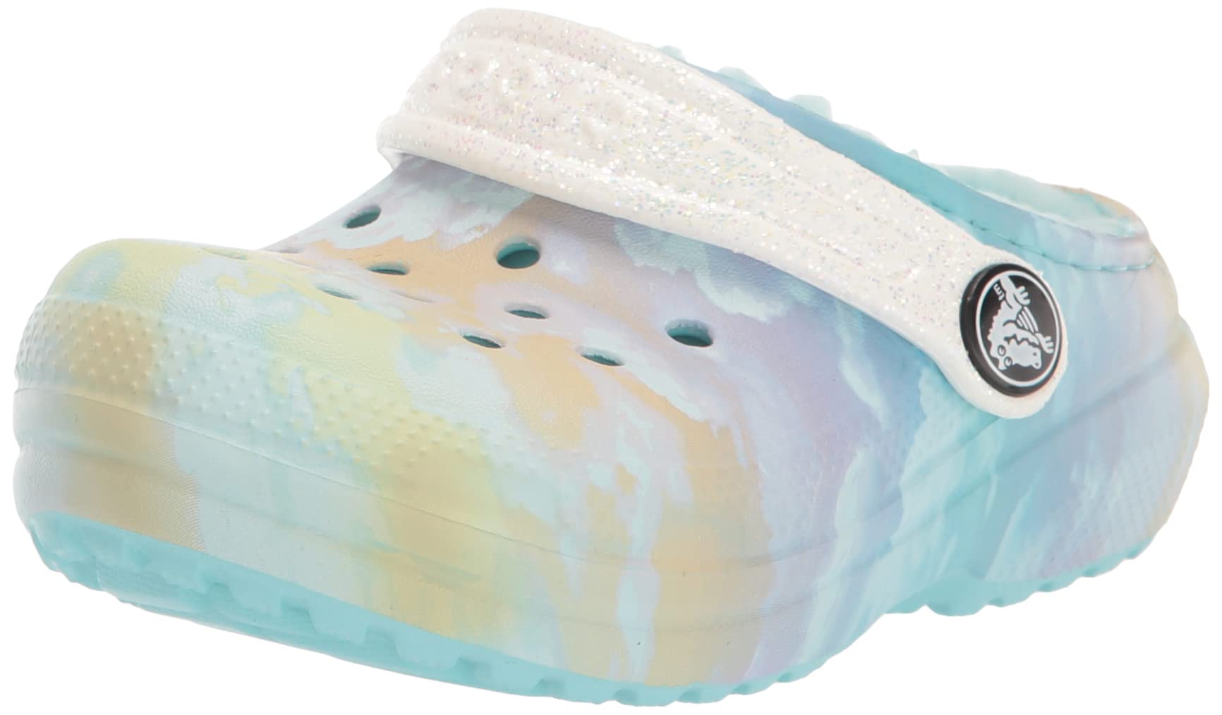 Crocs Kids' Classic Tie Dye Lined Clog - Comfortable Kids' Slippers for Boys & Girls | Perfect for Indoor, Outdoor & School Wear
