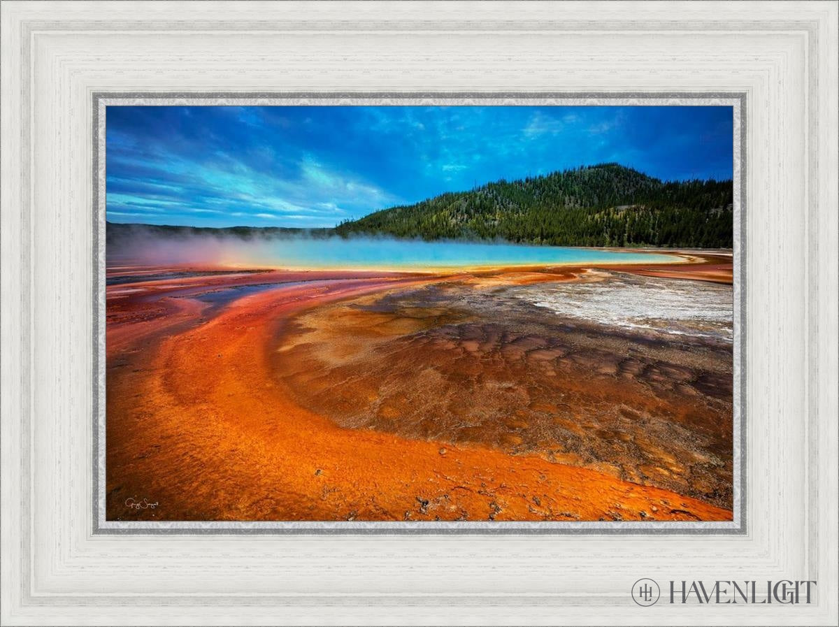 Grand Prismatic Art Print by Greg Sargent - Stunning Nature Landscape Wall Decor for Home, Office & Gallery