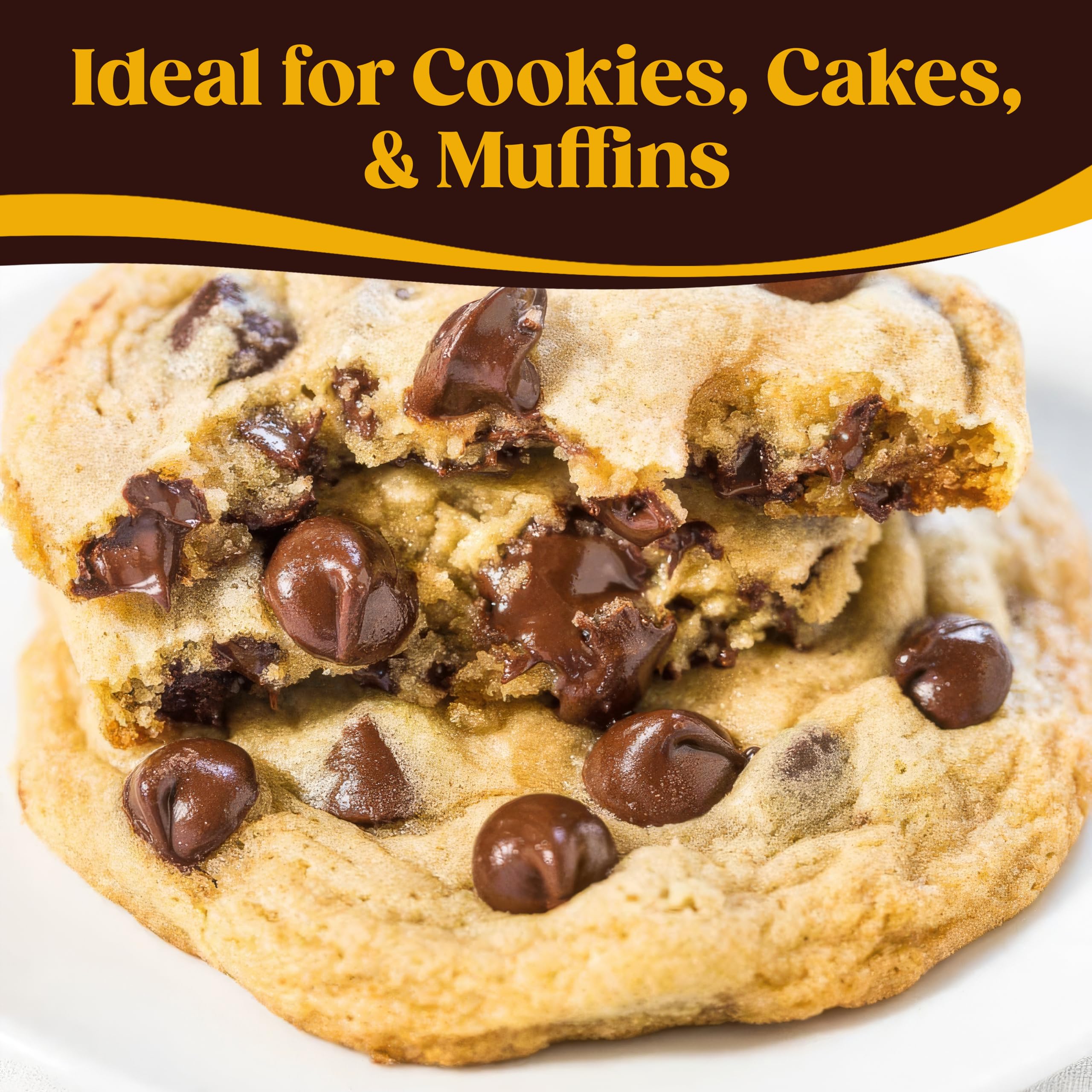 Hershey's Semi-Sweet Mini Baking Chocolate Chips 1 Pound (16 oz) - Premium Quality for Cookies, Muffins & Desserts | Ideal for Baking, Toppings & DIY Candy Making | Perfect for Holiday Treats & Party Snacks