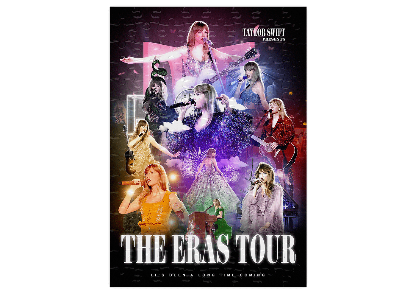 Taylor Swift The Eras Tour 120-Piece Jigsaw Puzzle in Collectible Tin - Perfect for Swifties, Gifts & Home Decor