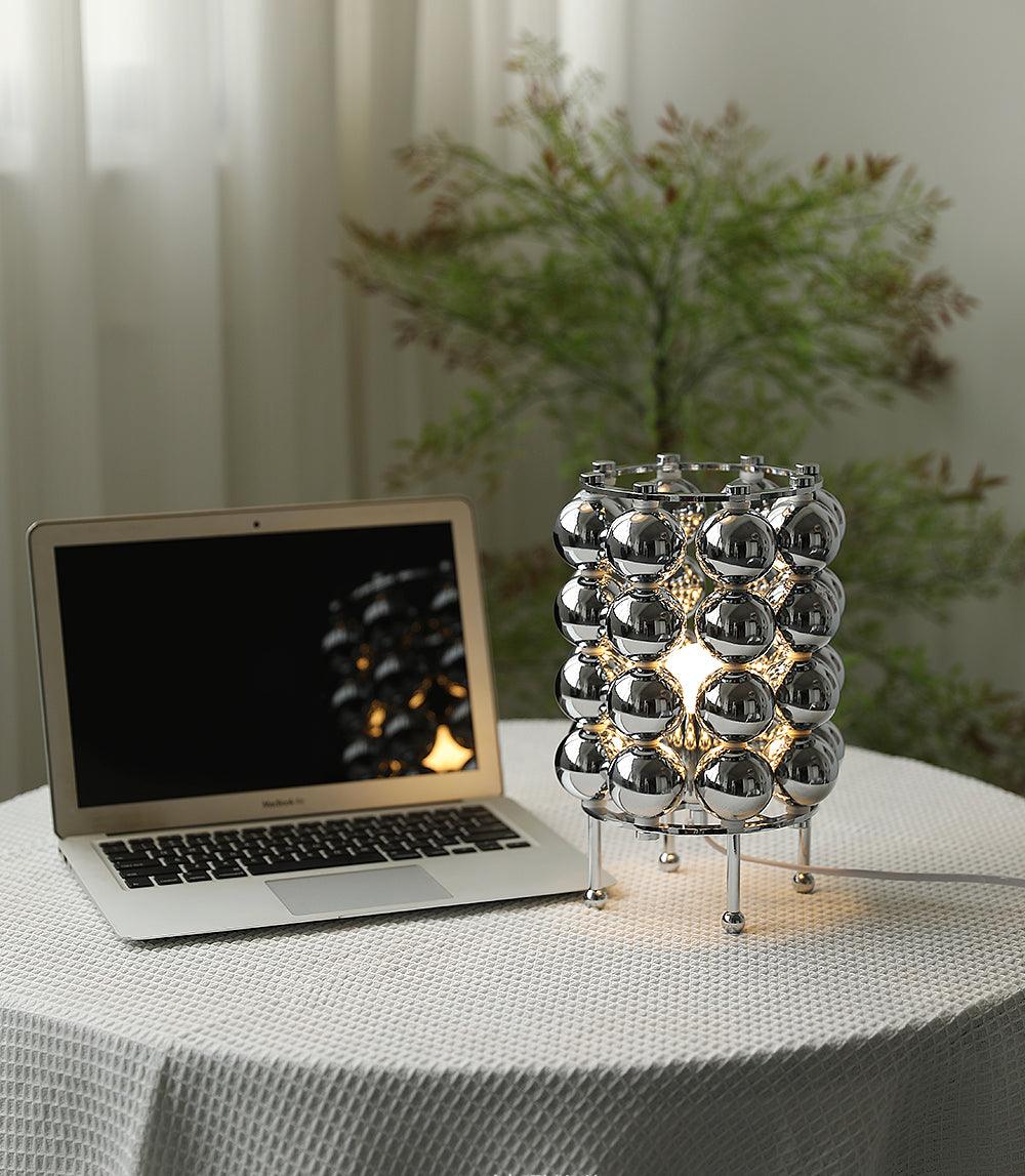 Kare Modern LED Table Lamp - Adjustable Brightness, USB Charging Port, Night Light for Bedroom, Living Room, Office & Study Desk - Warm White & Cool White Light Modes