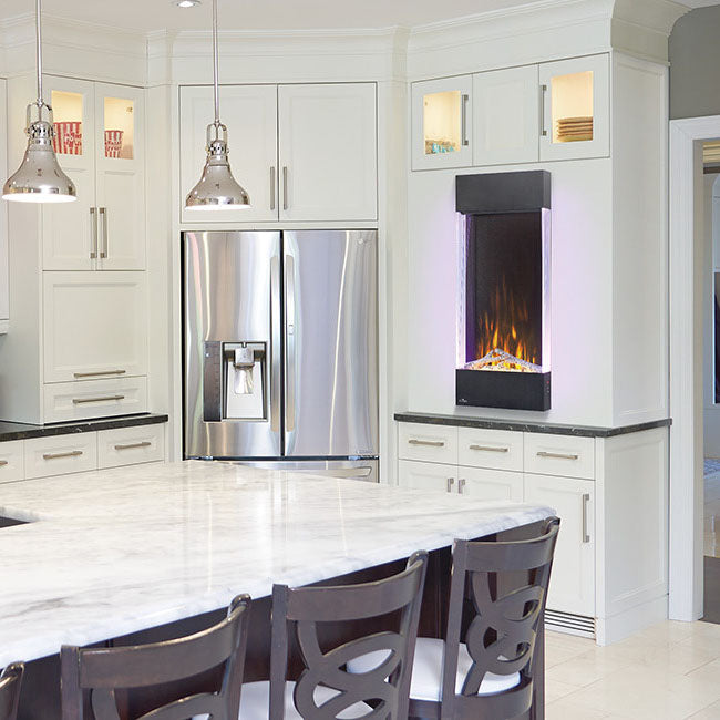 Napoleon Allure Vertical 38 Inch Wall Mount Electric Fireplace - Modern Heating for Living Rooms, Bedrooms & Offices
