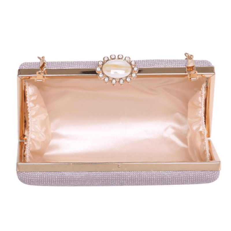 Rainbow Crystal Clutch Bag for Women - Elegant Starlet Glam 9371 Evening Clutch | Perfect for Parties, Weddings & Special Occasions