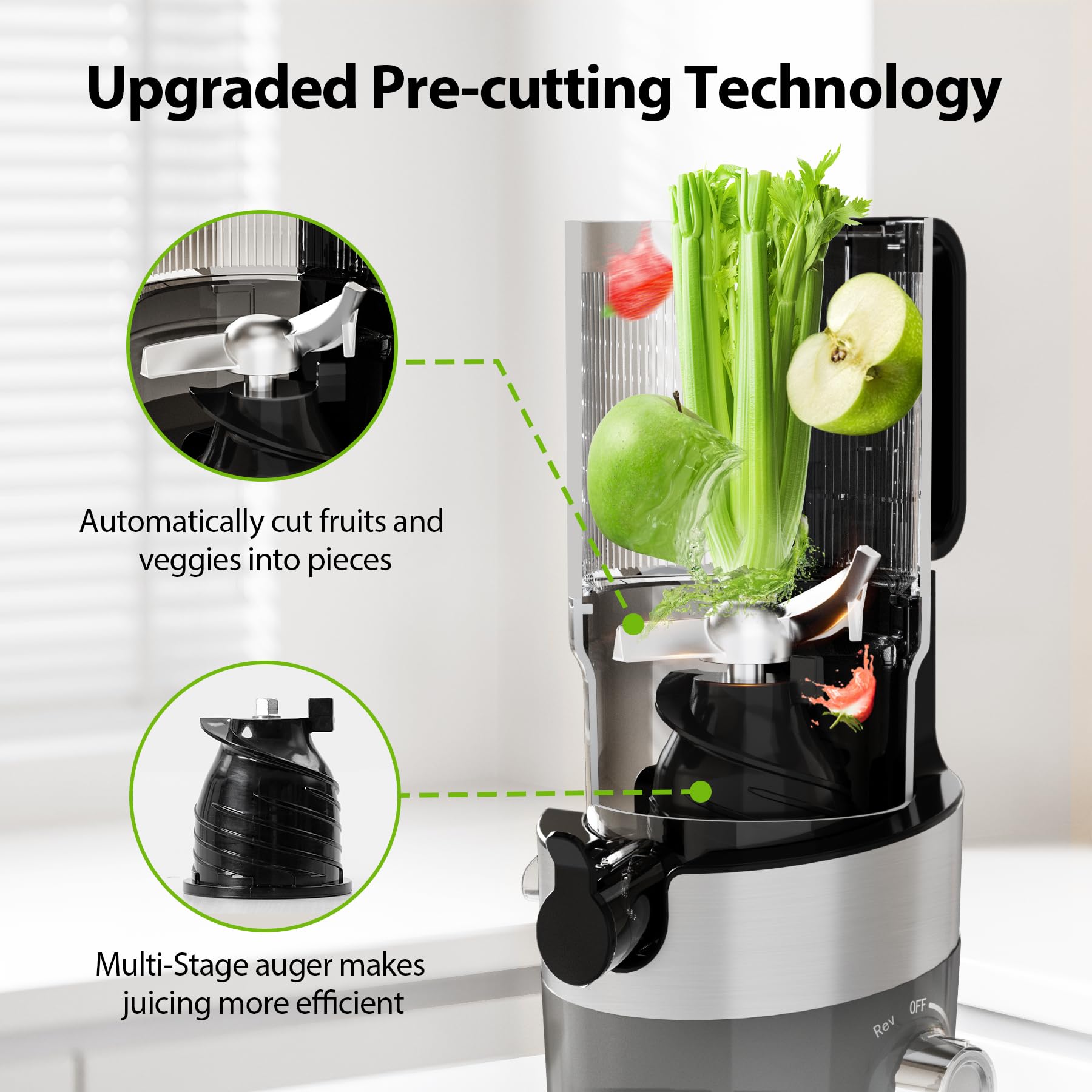Aeitto Cold Press Juicer Machine - 4.9