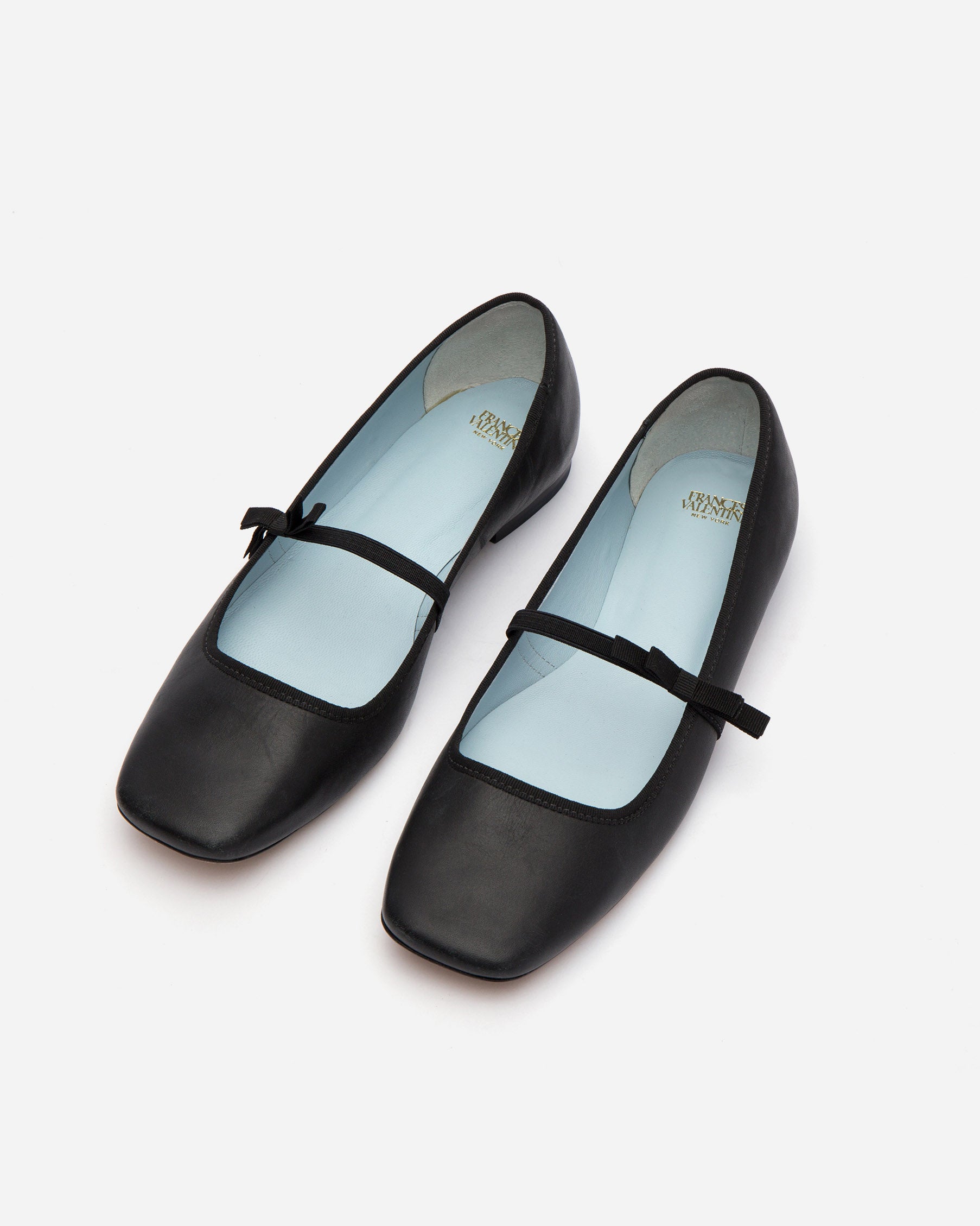 Jude Mary Jane Flats - Genuine Leather Black Women's Shoes for Work, Office & Casual Wear