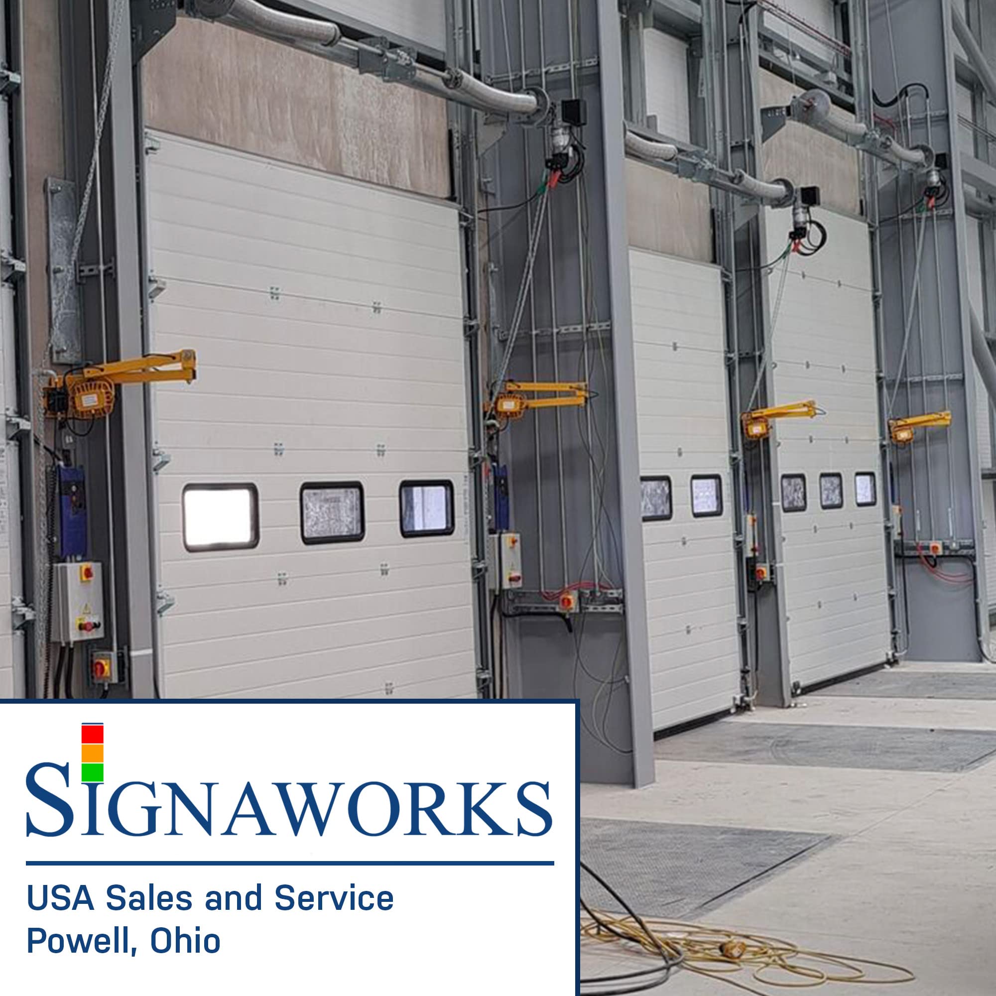 Signaworks 30W LED Loading Dock Light - 4200LM Bright Industrial Light for Trailers & Shipping Containers - Heavy Duty Aluminum Housing & Steel Frame - 5ft Power Cord - ETL Approved - Perfect for Warehouses, Truck Yards & Shipping Docks