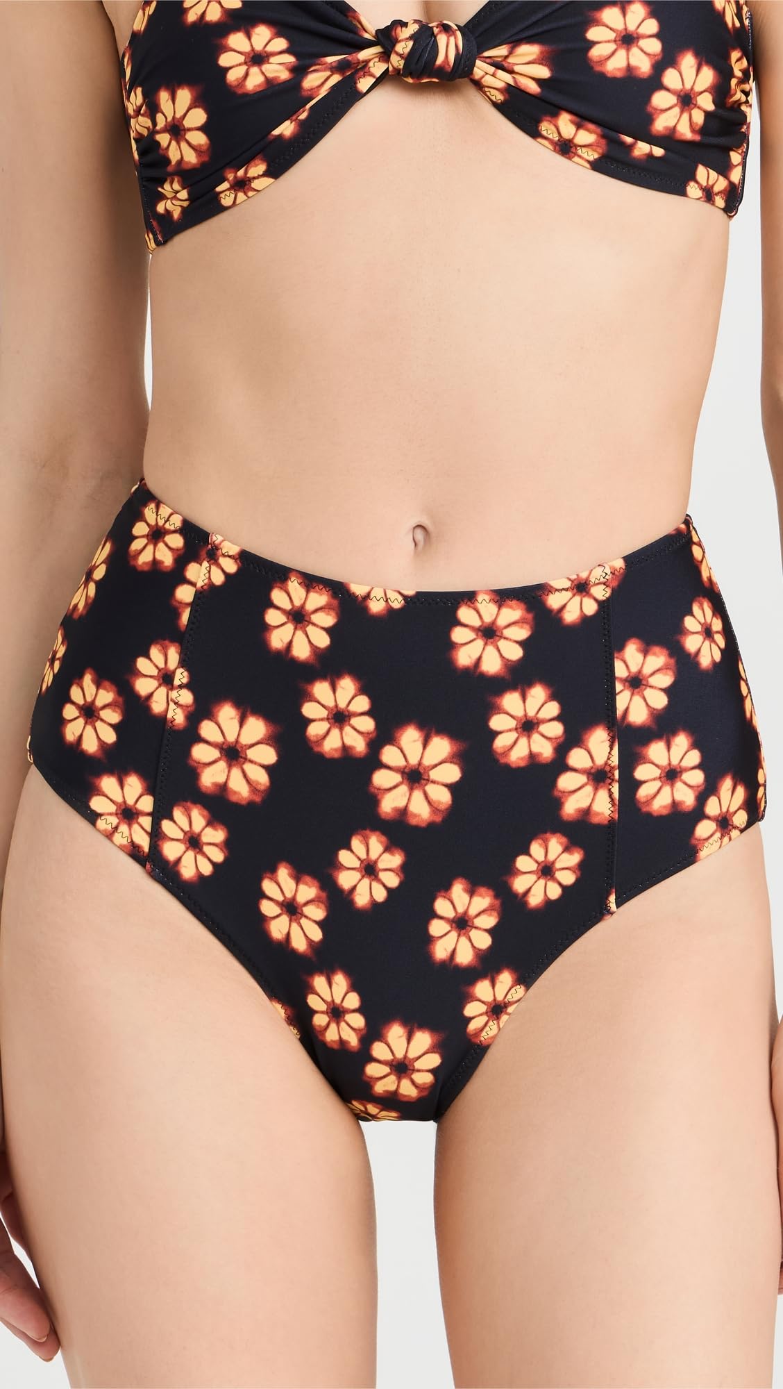 Rhode Women's Navya Bikini Bottoms - High Waisted Swimwear for Women, Sexy Beach Bikini Bottoms, Comfortable Swim Shorts for Summer Vacation, Pool Party & Tropical Getaway