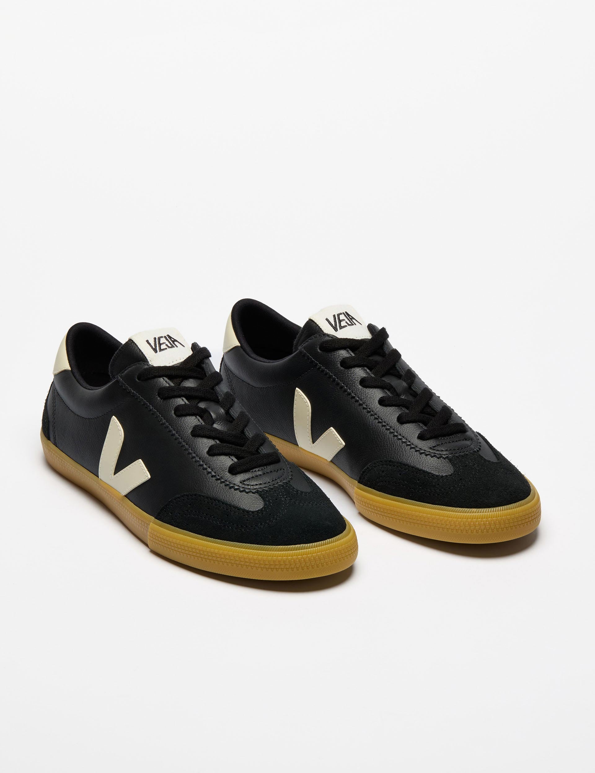 Premium Volley Leather Black Pierre - High-Quality Genuine Leather for Sports & Casual Wear | Perfect for Volleyball, Basketball & Everyday Use