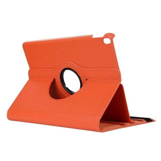 iPad Pro 12.9 2018 Leather Case with 360° Rotating Stand - Premium Smart Cover for Work, Study & Entertainment