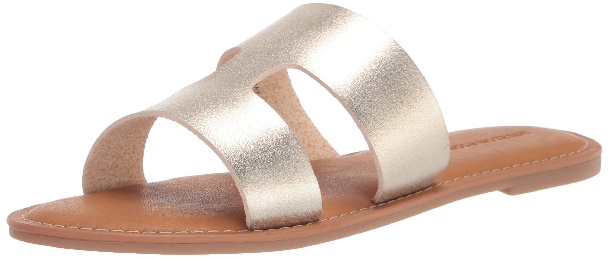 Amazon Essentials Women's Comfortable Flat Banded Sandals - Casual Summer Shoes for Walking, Beach & Outdoor Activities