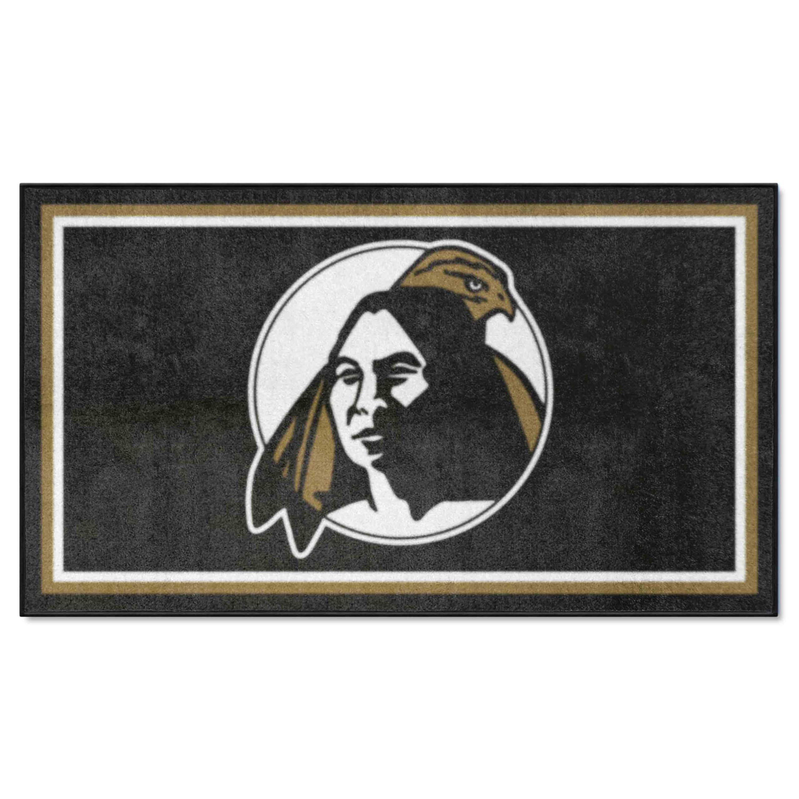 FANMATS 28240 NCAA UNC Pembroke Braves 3ft x 5ft Plush Area Rug - Soft Sports Fan Carpet for Living Room, Bedroom Decor & Game Day Tailgating Mat | Durable College Team Floor Covering