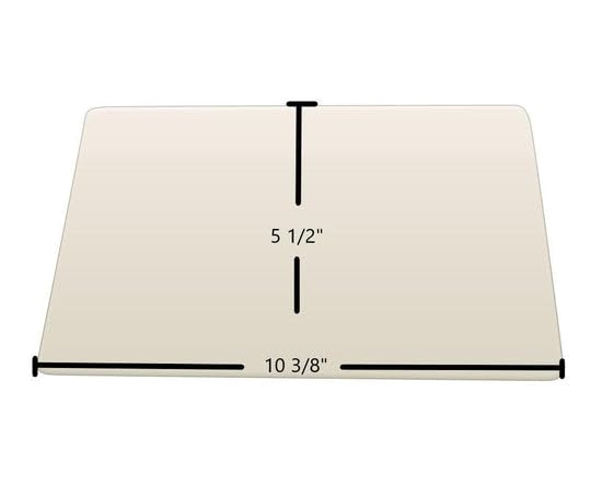 Quadra Fire 1000 Pellet Stove Side Door Replacement Glass - Clear Right 190 & Left 19S/CUS - Perfect for Fireplace Maintenance & Winter Heating Accessories