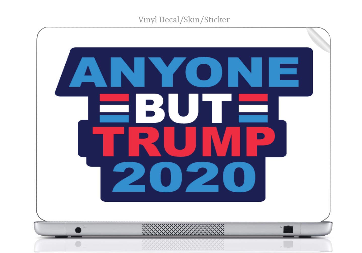 egeek amz Laptop Vinyl Decal Sticker Skin - Anyone But Trump Logo Design for MacBook 13-inch (Unibody) - Protective Cover & Personalization for MacBook Pro/Air