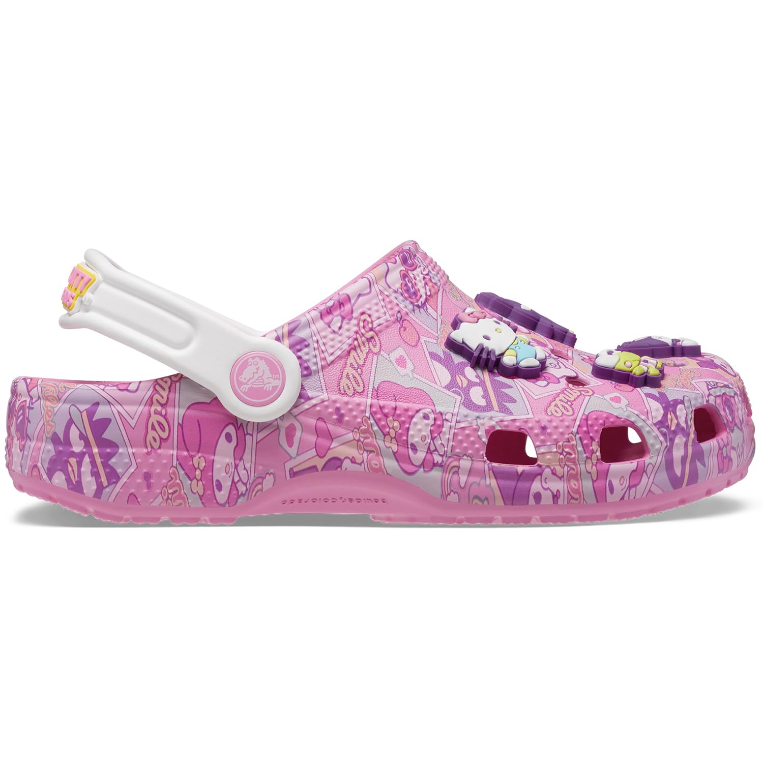 Crocs Unisex-Child Classic Hello Kitty Clog | Kids' Comfortable Slip-On Shoes for Playtime, Beach & Everyday Wear
