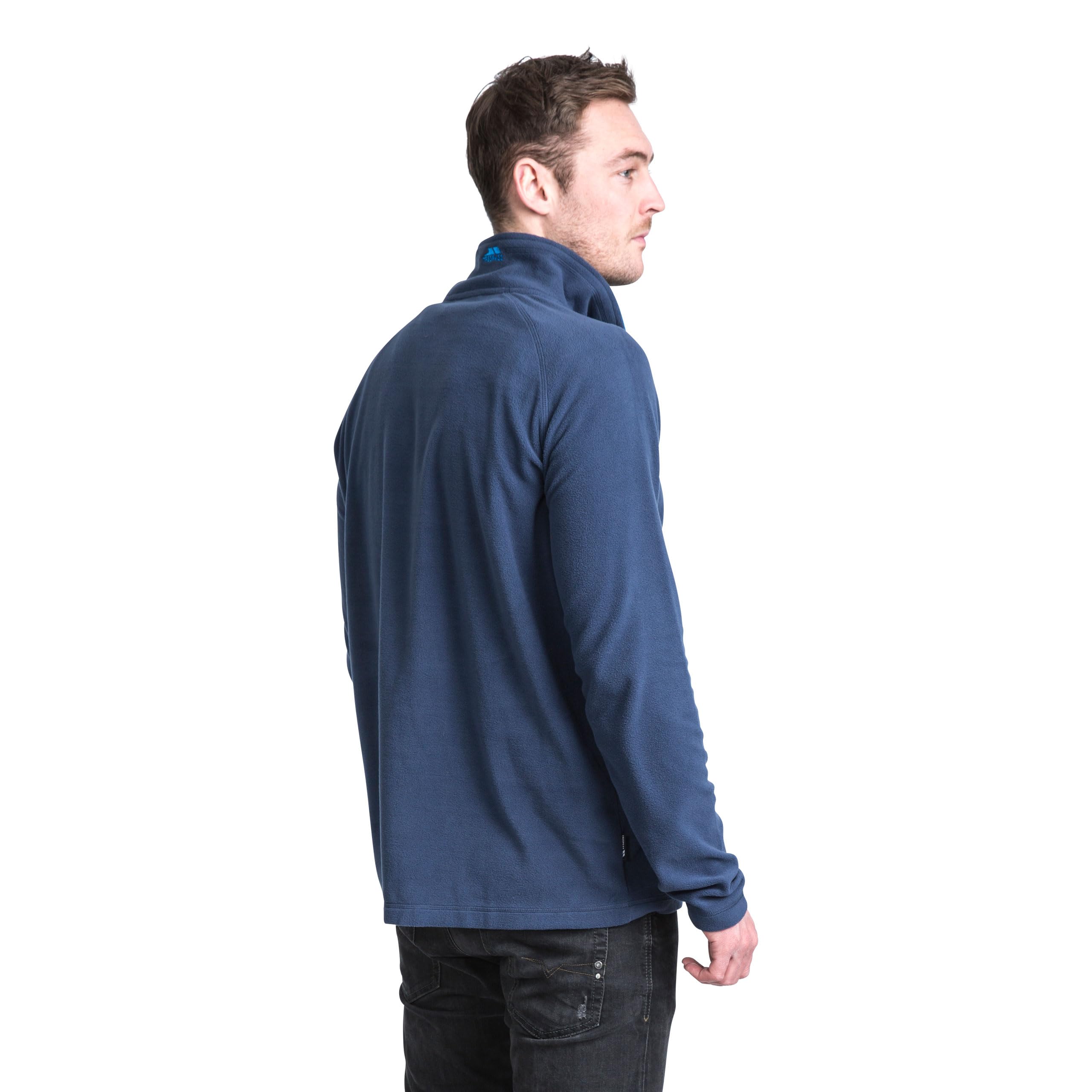 Trespass Men's Blackford Microfleece Jacket - Lightweight Warm Winter Coat for Hiking, Camping & Outdoor Activities