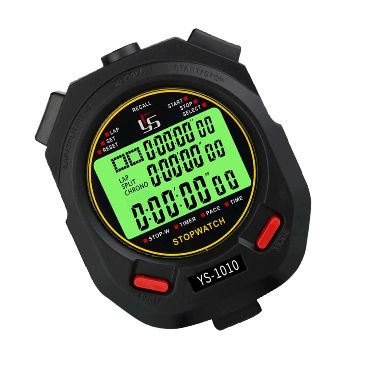 Mipcase Digital Pedometer Watch with Countdown Timer & Stopwatch - Handheld Sports Timer for Games, Matches, and Training - Perfect for Basketball, Soccer, and Fitness Workouts