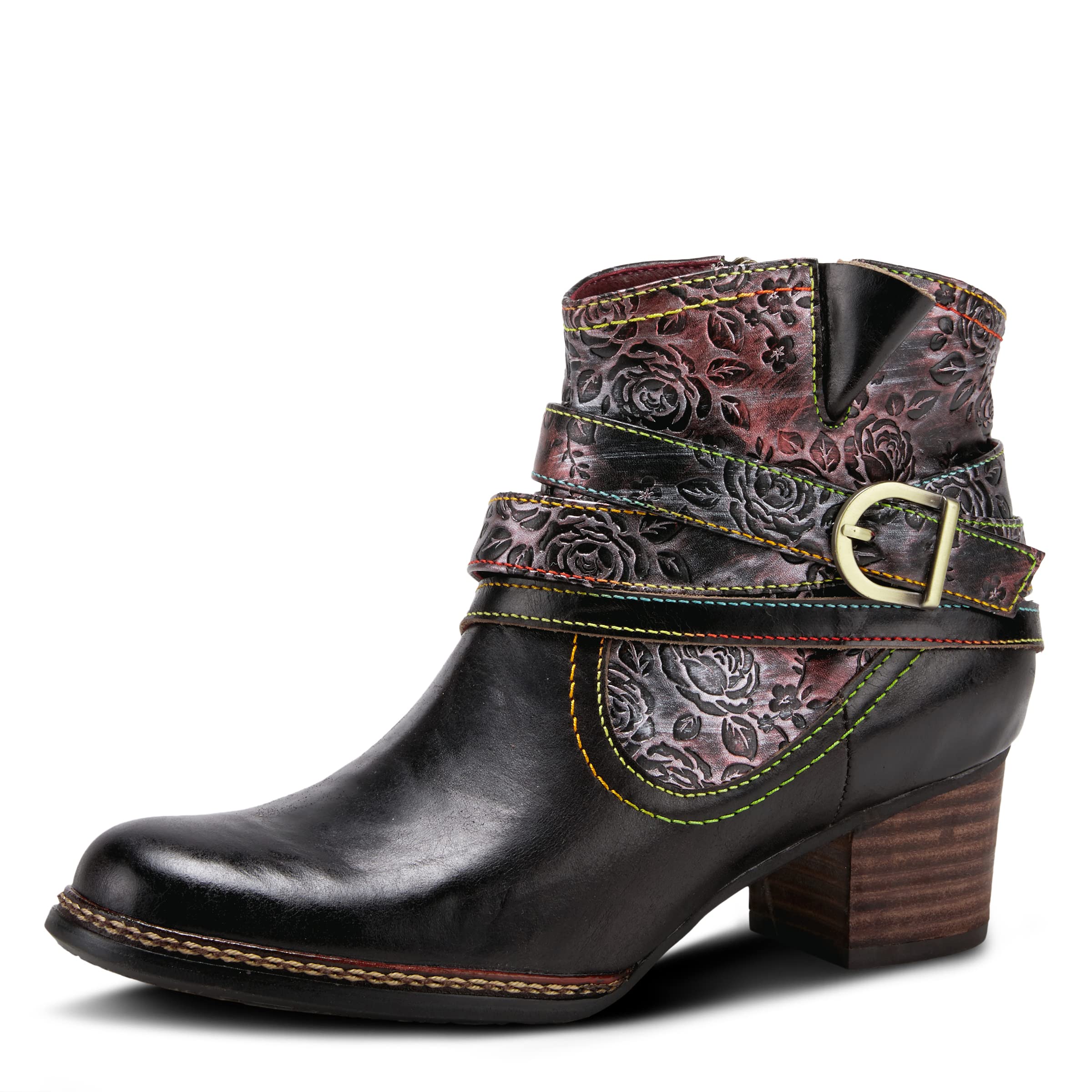 Spring Step L'Artiste Women's Shazzam Ankle Boot - Comfortable Leather Booties for Women, Fashionable Low Heel Boots | Perfect for Office, Date Night & Fall Outfits