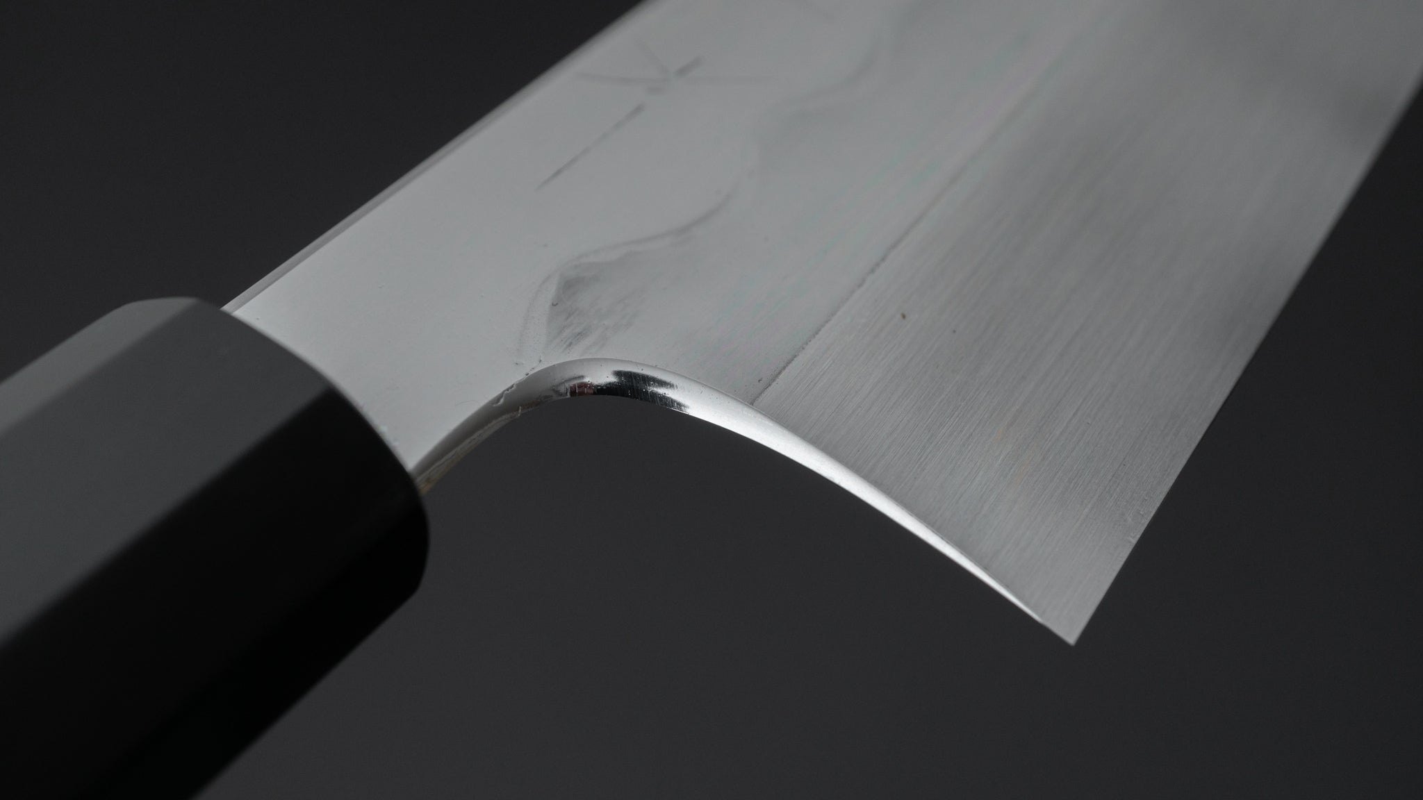 Hitohira Togashi White #1 Notaremon Mizu Honyaki Gyuto 240mm Japanese Chef Knife with Kurokaki Persimmon Handle (#082/Saya Included) - Perfect for Sushi, Sashimi & Precision Cutting