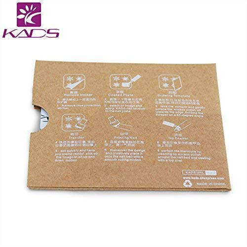 Chinese Style Nail Art Stamping Plate - KADS NA015 Floral Design for DIY Manicure & Nail Decoration | Perfect for Home Salon, Party Nails & Professional Nail Artists