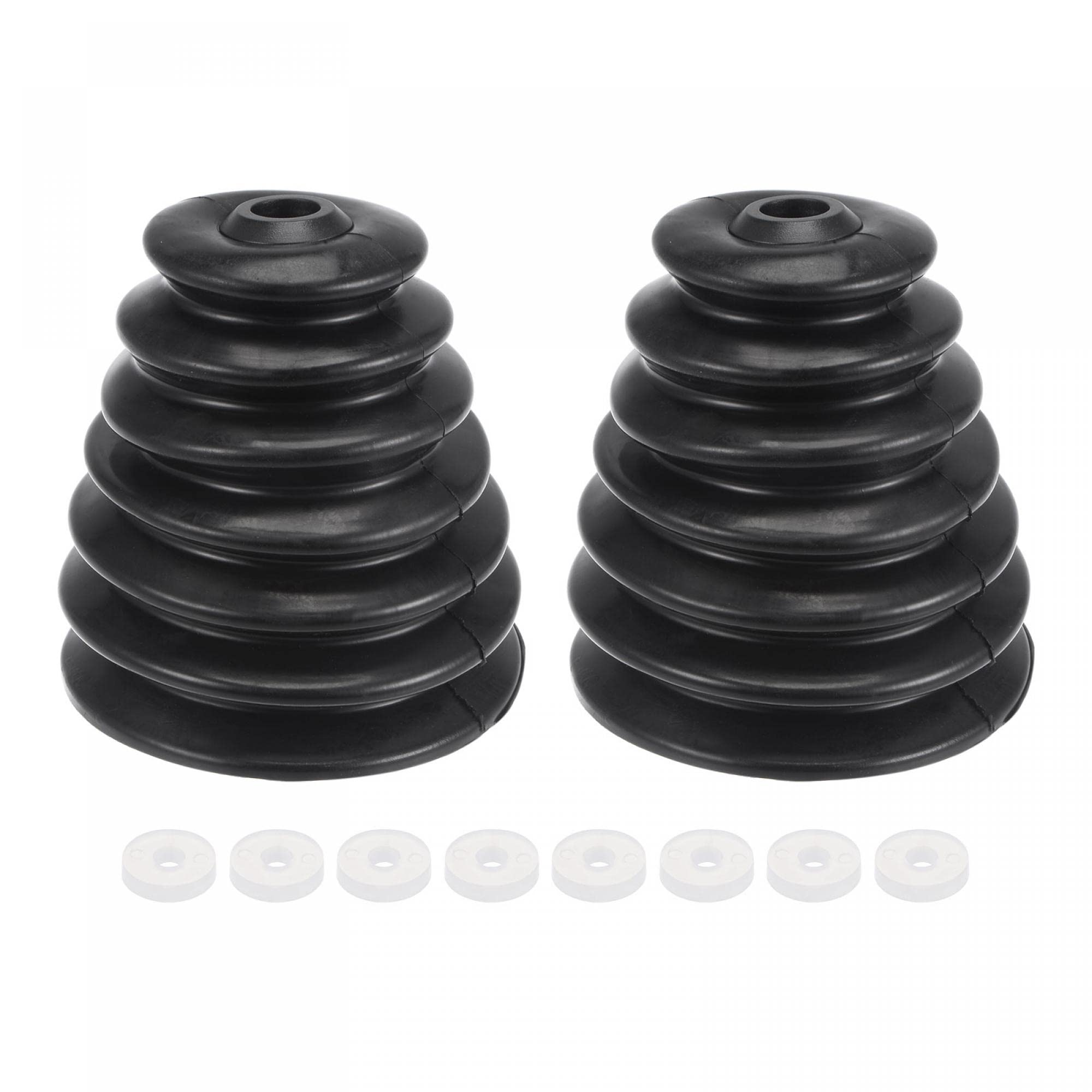 Rubber Drill Dust Cover for Electric Hammer, 2PCS Black - Dust Protection for DIY & Construction