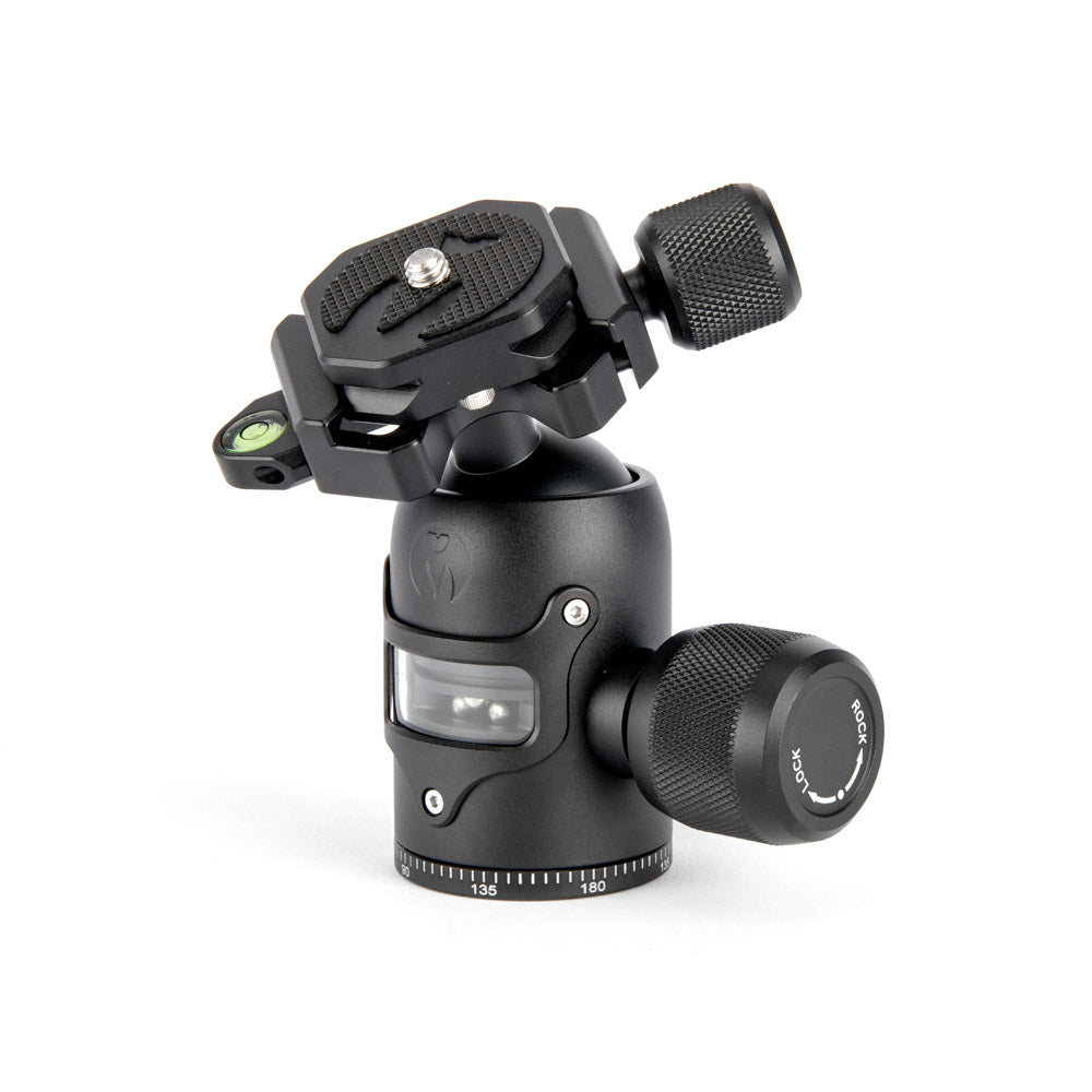 AirHed Vu Tripod Ball Head with Twist Plate Lock - Quick Release Mount for DSLR Cameras - Perfect for Photography, Videography & Travel Shoots