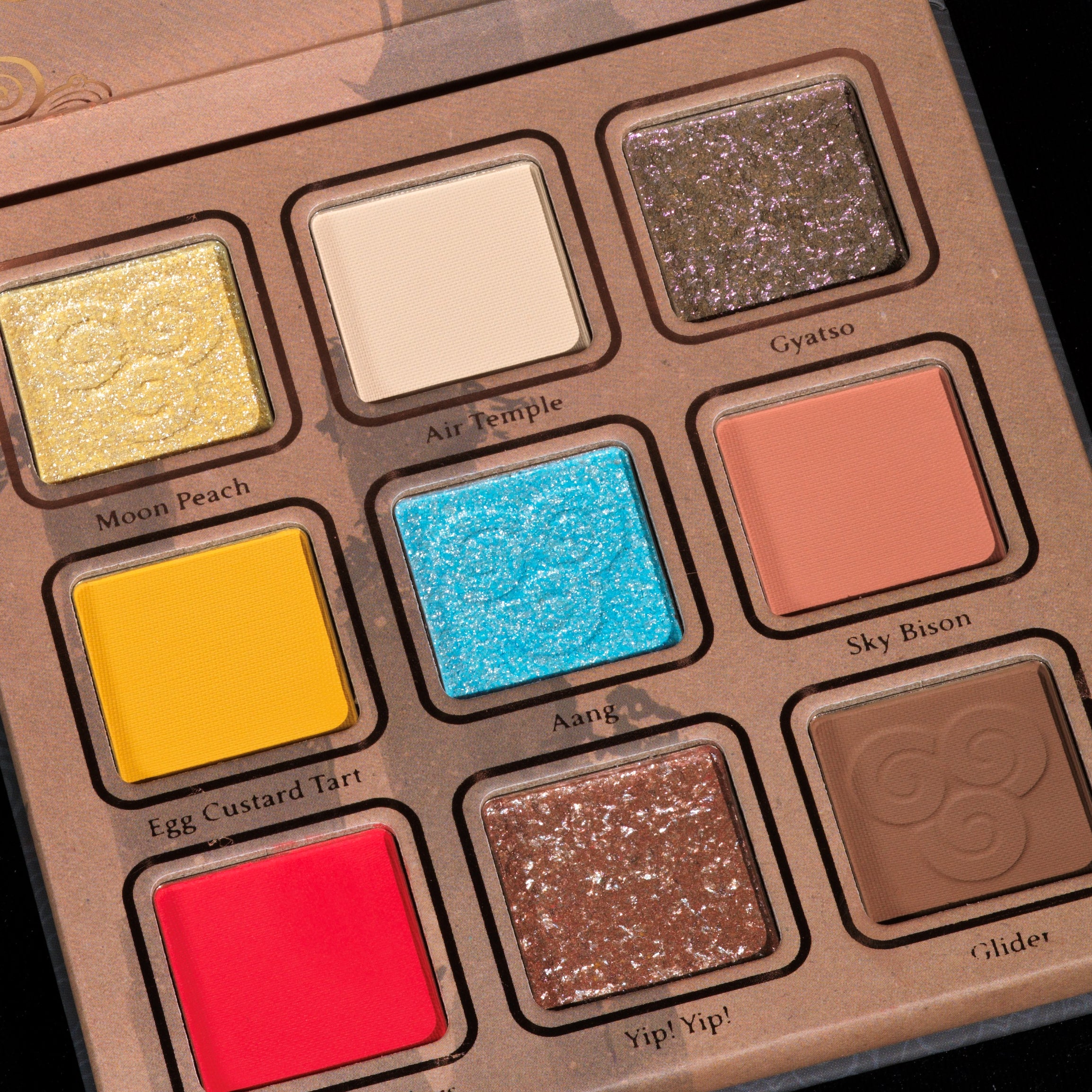 Avatar The Last Airbender Inspired Air Eyeshadow Palette - 12 Vibrant Colors for Everyday & Cosplay Makeup | Cruelty-Free & Vegan
