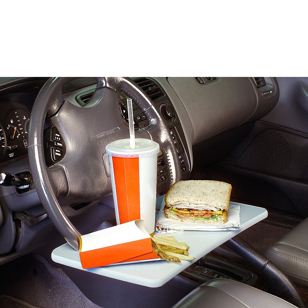 AutoExec AUE13030 Wheelmate Car Desk - Premium Blond Baltic Birch Wood Laptop Tray for Work & Travel | Perfect for Remote Work, Road Trips & Business Commutes