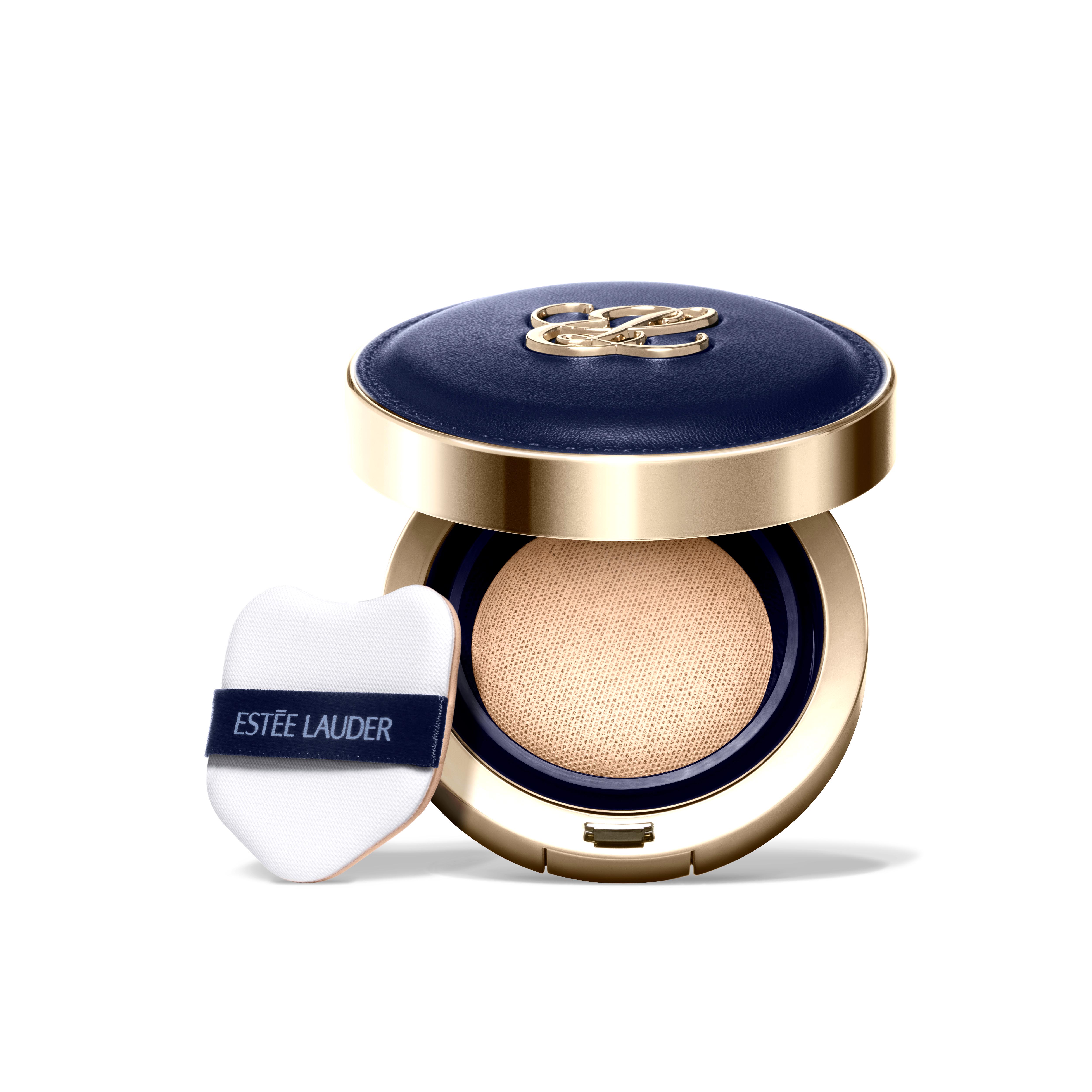 Estée Lauder Double Wear Second Skin Blur Cushion Makeup SPF 20 PA+++ with Refill - 24g, Shade 1C0 Shell | Oil-Free, Long-Lasting Foundation for Flawless Coverage | Perfect for Everyday Wear & Special Occasions